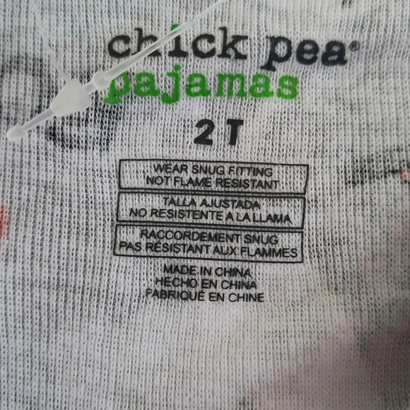 Chick Pea Halloween Pajamas 2T Toddler Set Ghost Pumpkin Boo Grey Sleepwear - Picture 2 of 4